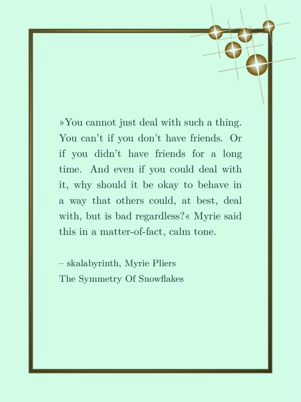 Fir green favorite quote on very light green background. Same golden frame. The sparkles with the not fading circle are selected. There inner shines bright against that dark golden circle. With that circle, they bring there own contrast.