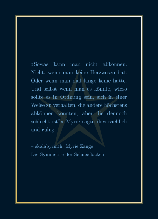 Das gleiche Beispiel für Hintergrund-Befehle wie bisher. Das Symbol ist ein nicht ausgefüllter Stern mit einer verschieden dicken Umrandung.