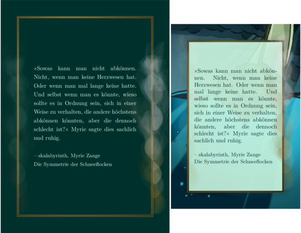 Beinahe die gleichen zwei Bilder wie zuvor, nebeneinander als ein Bild. Der Unterschied ist: Was zuvor Rauch war, mit mehr schwarz und weiß Gemischen, ist nun Dampf mit eher weiß mit Zwischenfarbton-Mischungen.